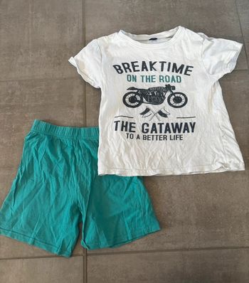 Pyjama short garçon