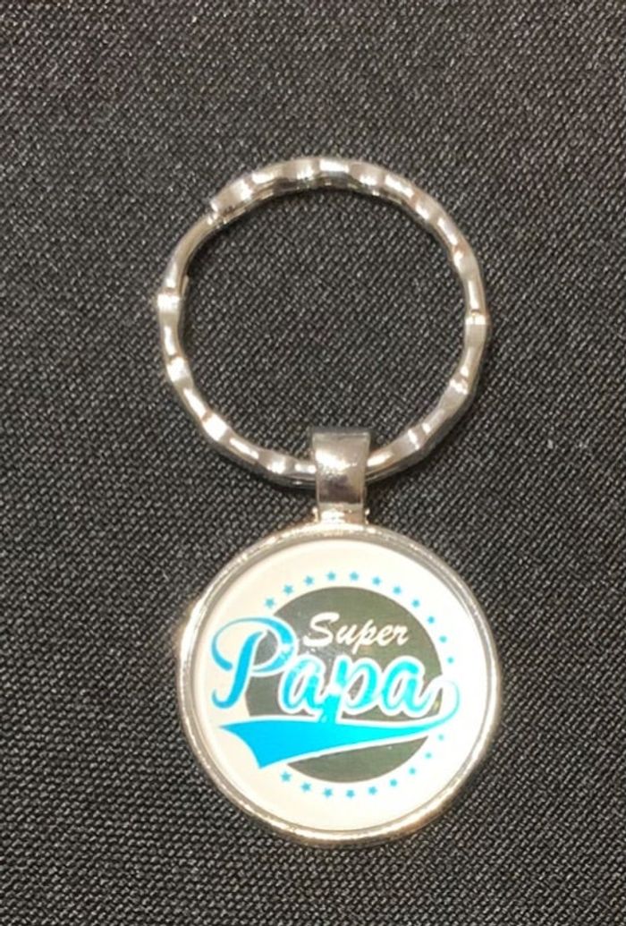 Porte-clés « super papa »
