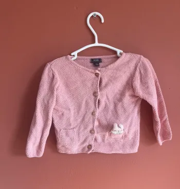 Gilet rose Kiabi