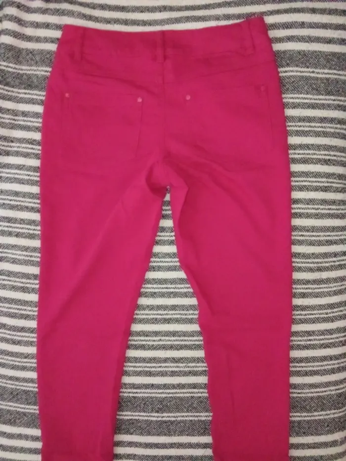 Jeans rouge - BnK - Taille S - photo numéro 4