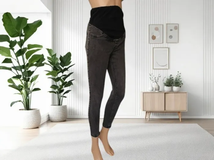 Jean de grossesse Vertbaudet ,coupe skinny haut bandeau ,ultra stretch - photo numéro 3