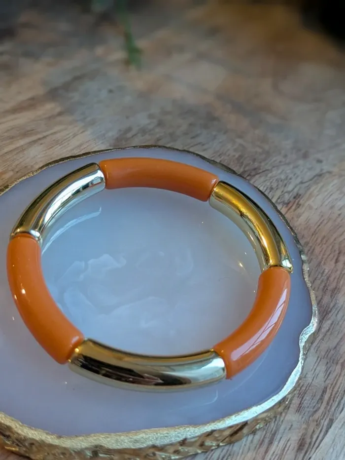 Bracelet en acrylique colorés - photo numéro 7