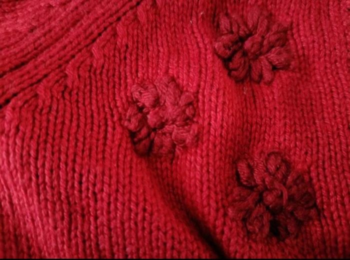 Cardigan Bébé Fille 3 Mois S.M. Rouge Brodé - photo numéro 2