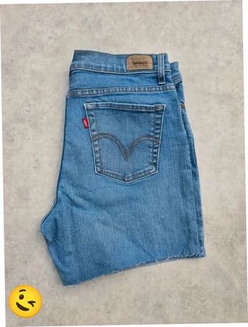 Short Levi's 512 W30 FR40 Bleu Femme Women #SHO20b