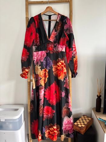 Longue robe à fleurs
