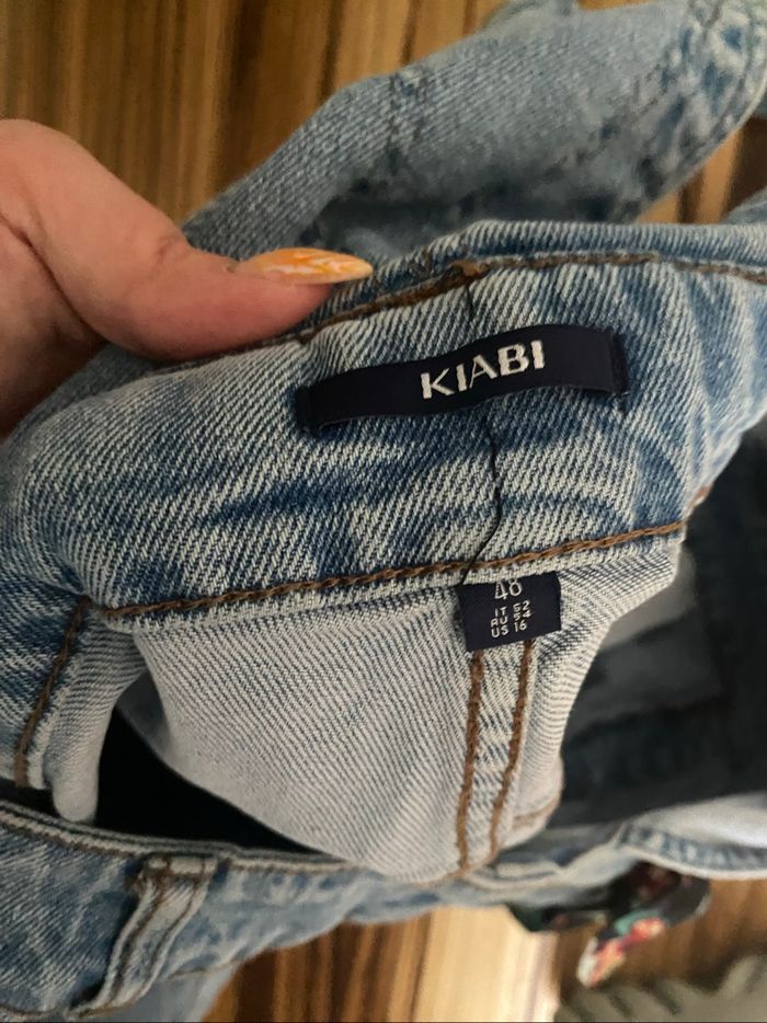 Combi short en jean - photo numéro 4