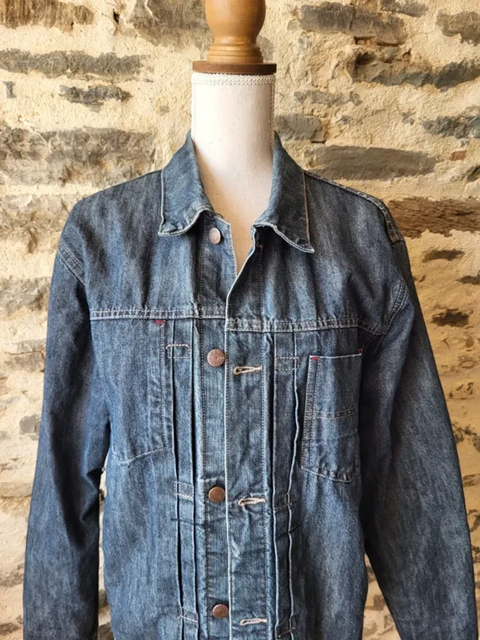 Veste en jean bleue foncée Dynam Taille 46 48 - photo numéro 2