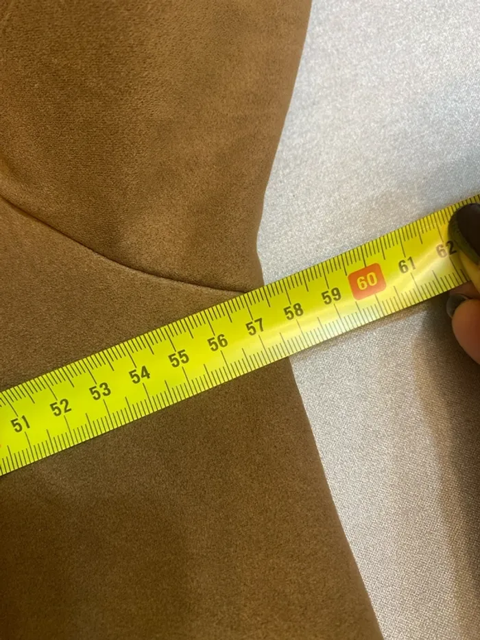 Veste légère / surchemise en peau marron vintage Laurent Cerrer taille XL - n11p - photo numéro 8