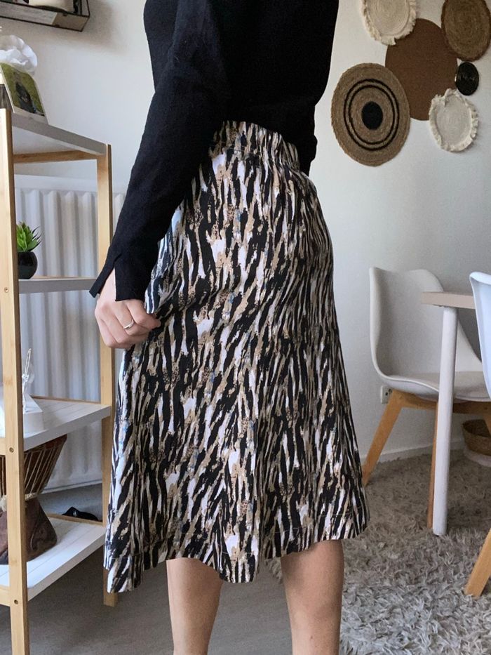 Jupe vintage léopard taille 36/38 - photo numéro 3