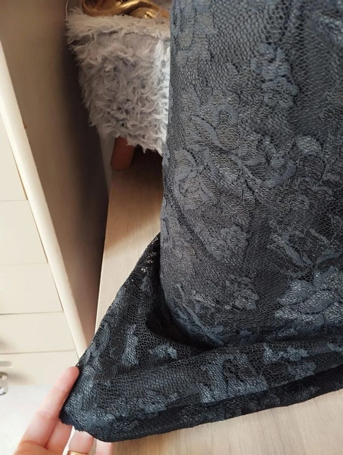 🖤Robe Dentelle Résille Fleurie T32/34 Caroll🖤 - photo numéro 5