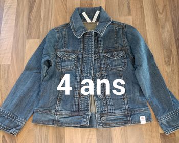 Veste jean bleu 4 ans Orchestra 