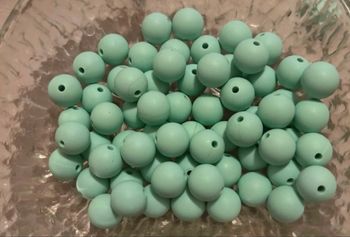 Perles rondes menthe