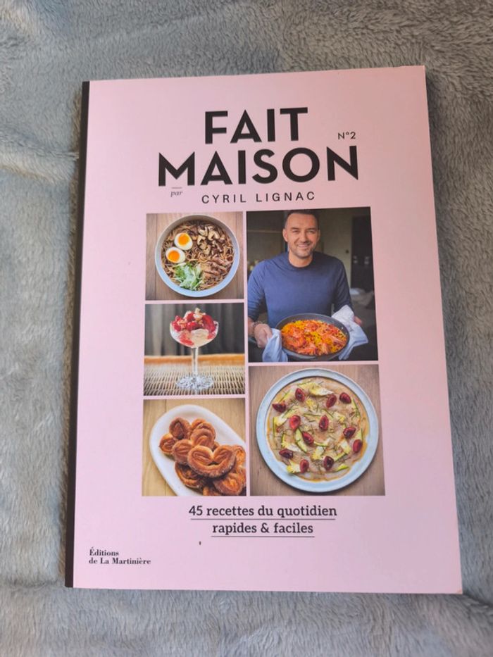 Livre Cyril lignac fait maison