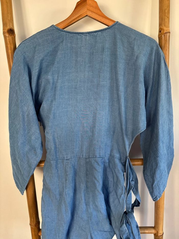 Combi short imitation jean avec ceinture Zara taille XS - photo numéro 11