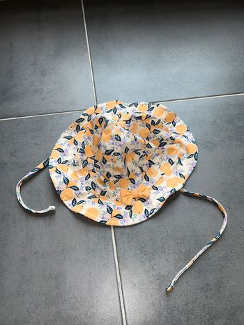 Chapeau de bain piscine mer bébé fille sergent major