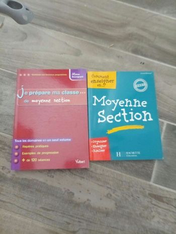 Lot 2 livres pour professeur des écoles moyenne section