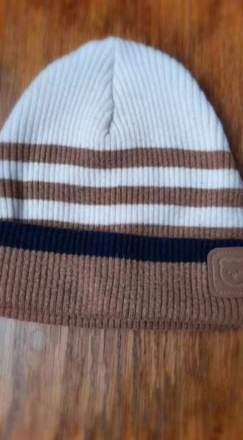 Bonnet  rayé garçon