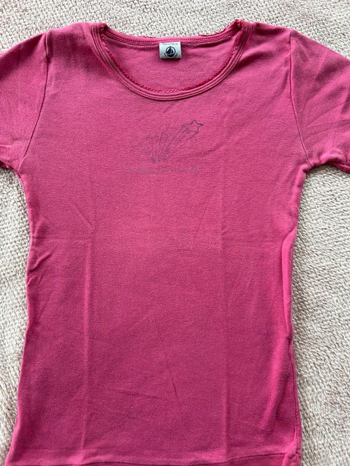 2 t-shirt Petit Bateau 10 ans - photo numéro 6