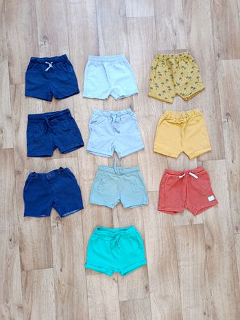 Lot shorts 24mois