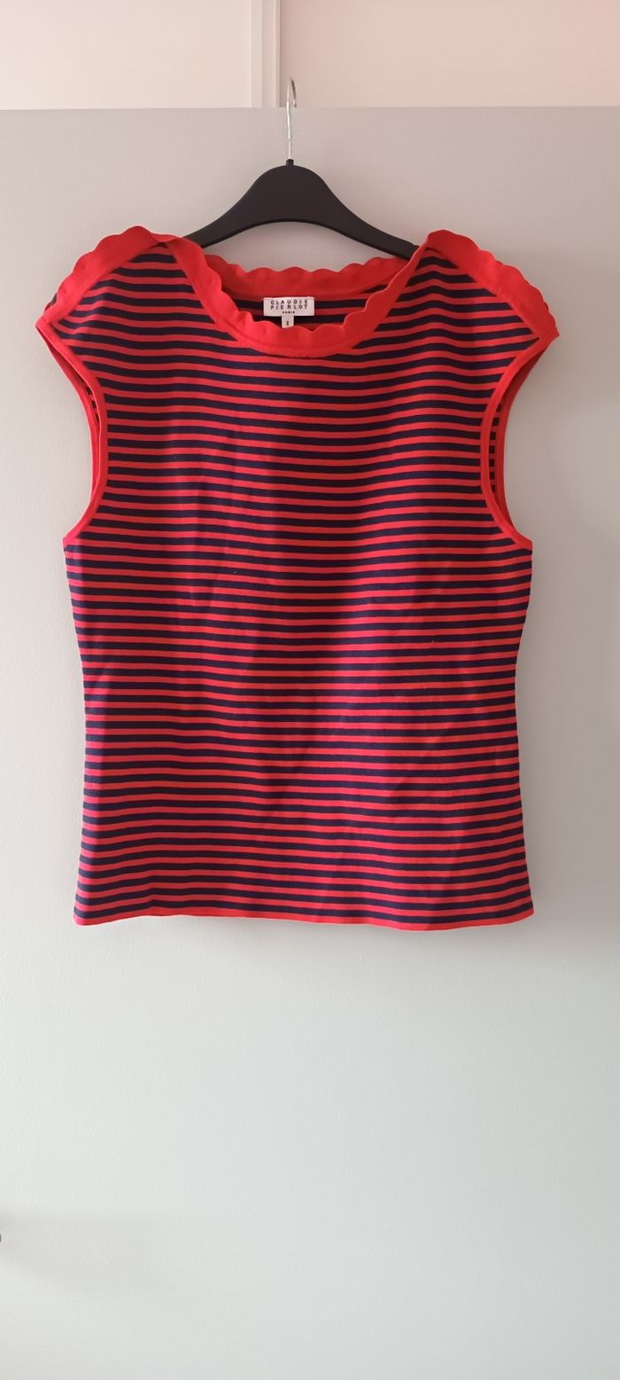 Tchirt élégant femme claudie pierlot - photo numéro 2