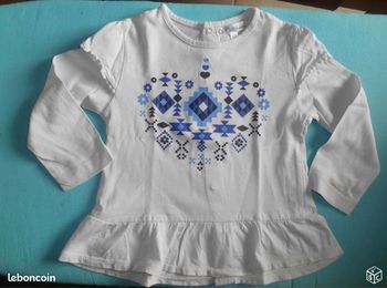 Haut à  manches longues 12 mois