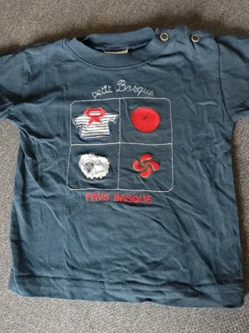 Tee shirt petit basque 1 an