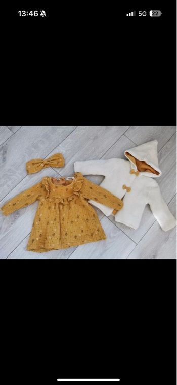 Ensemble fille 6mois