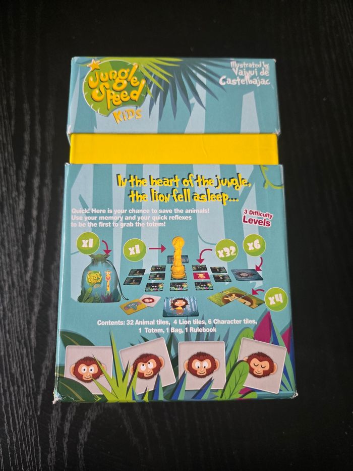 Jungle Speed Kids - Excellent État (Complet) - Dès 4 ans - Jeu de Réflexe & Mémoire - photo numéro 2