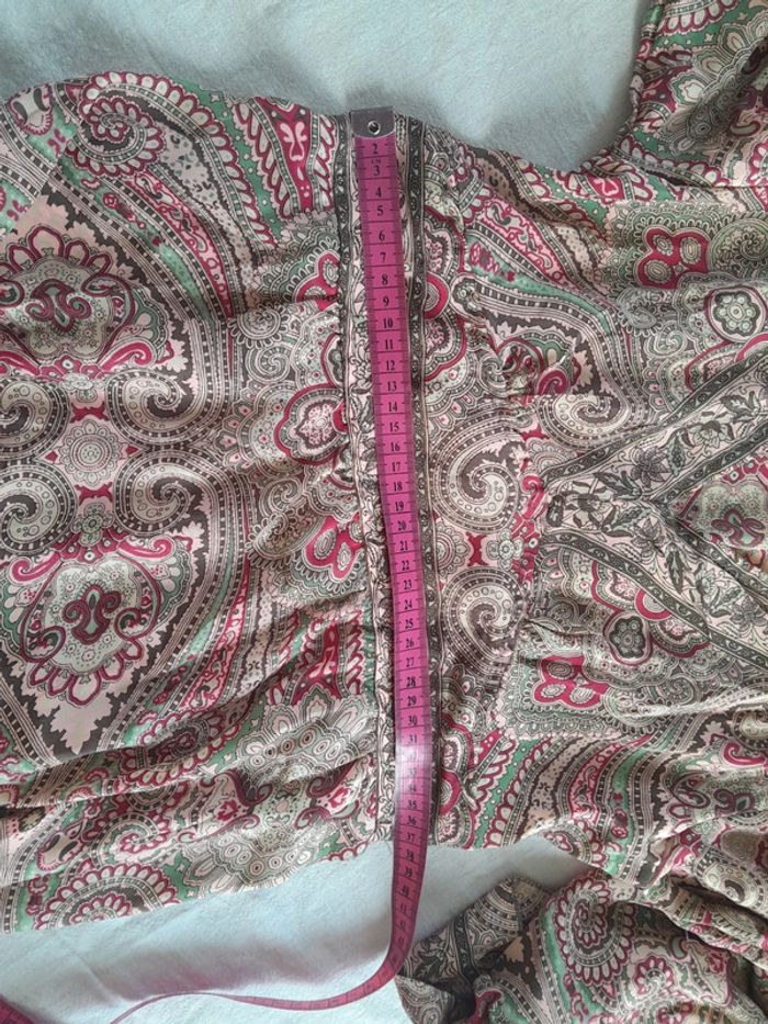 Très belle robe en soie bohème Boho Fashion taille unique neuve avec étiquette - photo numéro 9