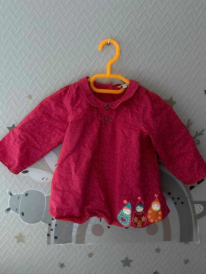 Chemise rose