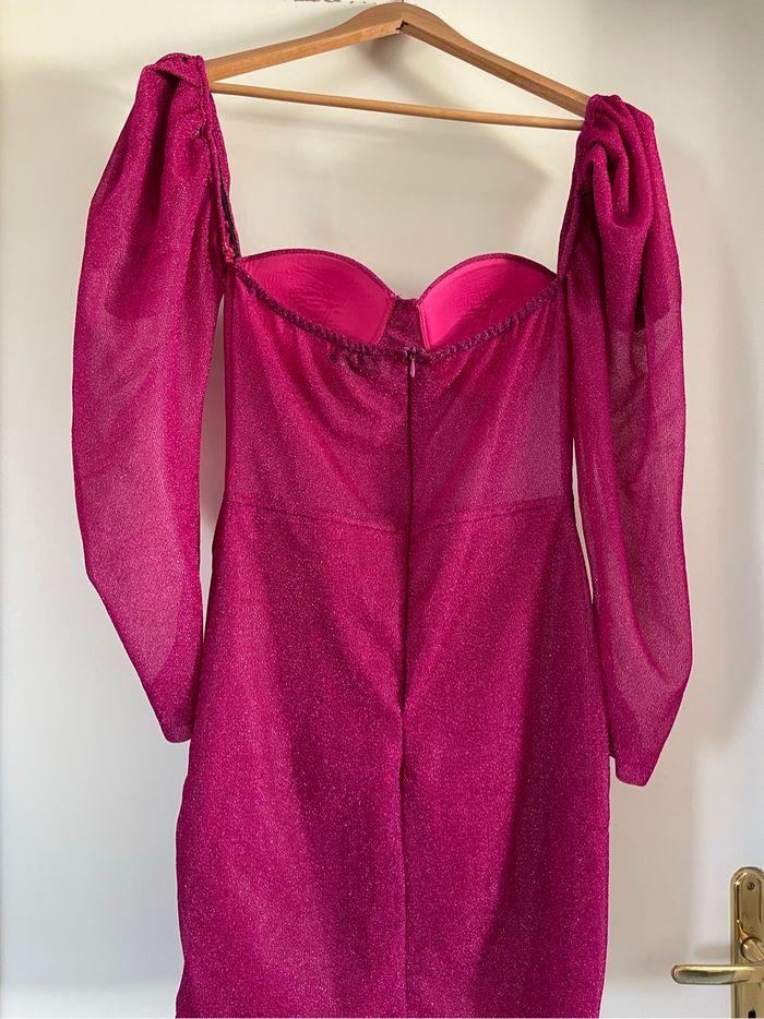 Robe de soirée rose fuchsia - photo numéro 2