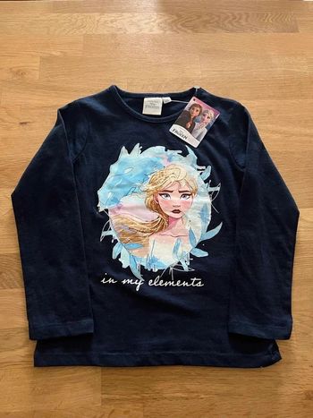 tee shirt manche longue la reine des neiges disney