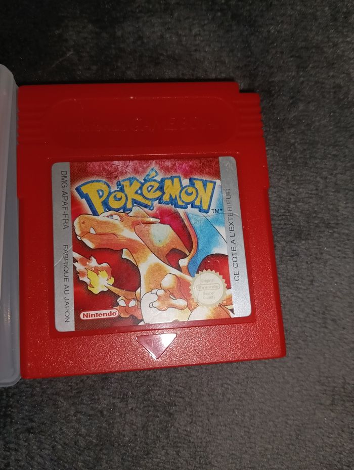 Jeux game boy pokémon rouge - photo numéro 2