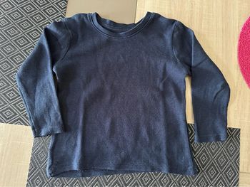 Tee shirt manches longues marine