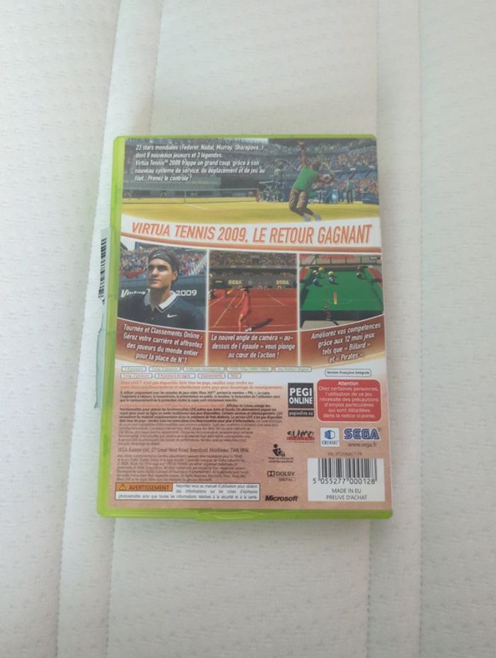 Jeux Xbox 360 virtua tennis - photo numéro 2