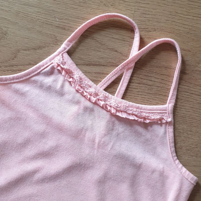 🩷 Tee-shirt a bretelles 3 ans Okaïdi #emyfleury_3ansfille - photo numéro 2