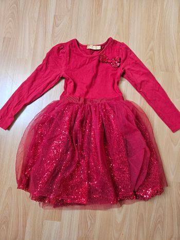 Robe rouge fille 