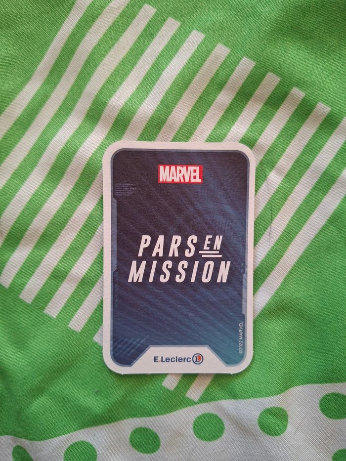 Carte Marvel pars en mission 006 - photo numéro 2