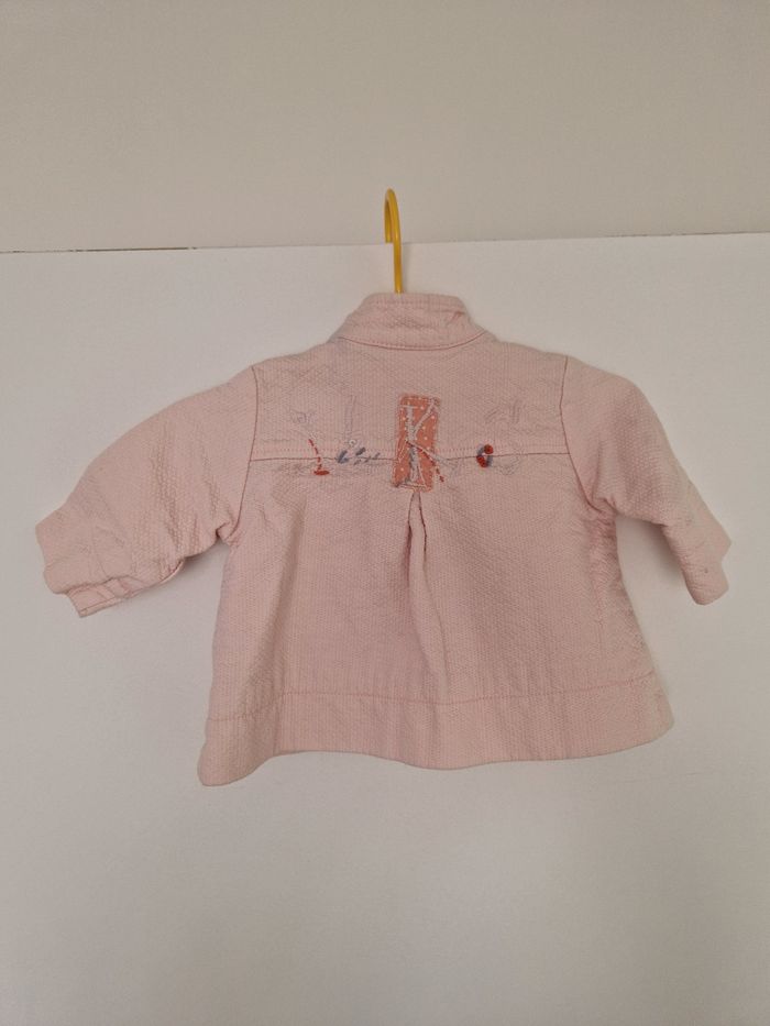 Veste Bébé Fille IKKS Rose Poudré - Taille 3 Mois - photo numéro 2