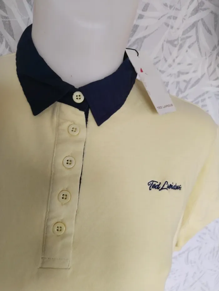 Beau haut/polo femme marque Ted Lapidus taille L 40 - photo numéro 4