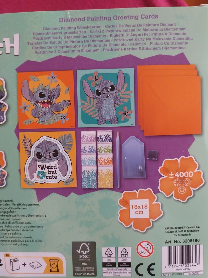 Lot de 3 feuilles de Diamond painting stitch - photo numéro 6