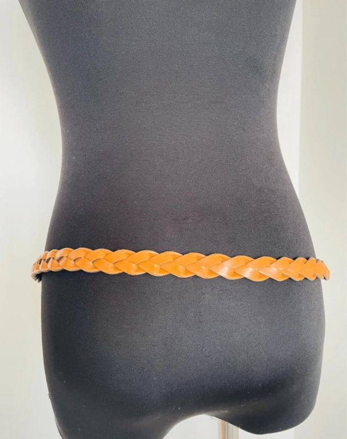 👍 Ceinture Tressée. Marron clair . Ajustable. 36/40. - photo numéro 7