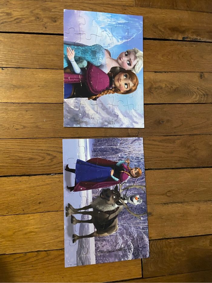 Puzzle bois reine des neiges 2x25 - photo numéro 2