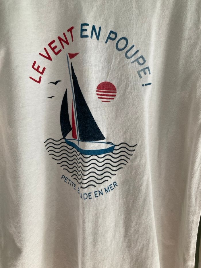 Tee shirt blanc cassé - photo numéro 3