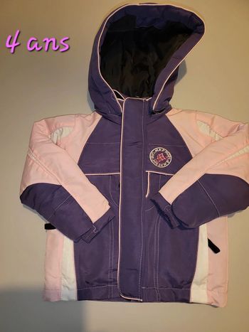 🪷 Manteau ski fille 4 ans neuf 🪷