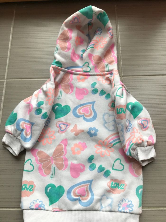 Pull sweat à capuche gemo - photo numéro 2