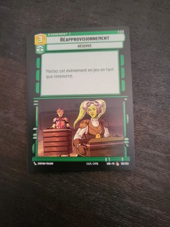 Carte Star Wars Unlimited Réapprovisionnement