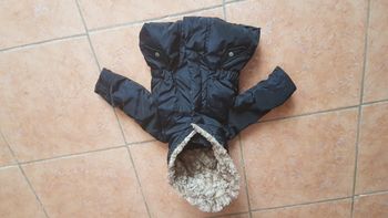 Blouson hiver à capuche fille 6 mois noir Tape à l'oeil