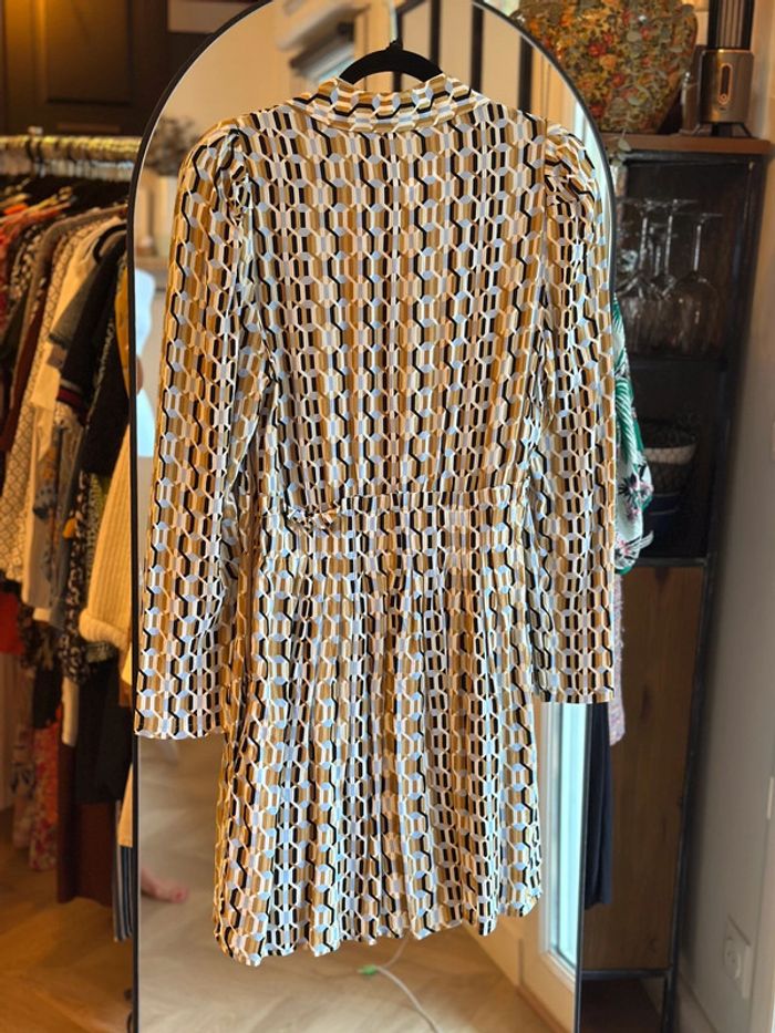 Robe midi imprimée Maje – neuve T.38 - photo numéro 7