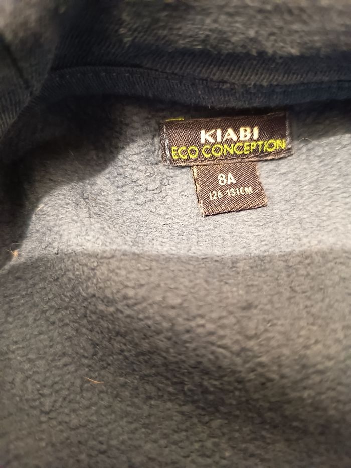 Sweat à capuche doublé garçon, KIABI, taille 8 ans - photo numéro 3